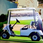 Golf Caddy als UV-Plattendirektdruck