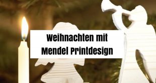 Weihnachten mit Mendel Printdesign