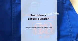 Textildruck – aktuelle Aktion