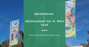 Werbefahnen – Aktionsrabatt bis 14. März 2025